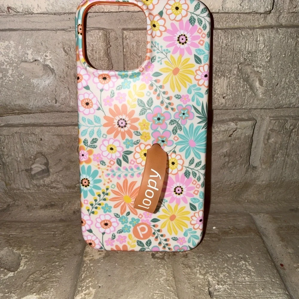 Loopy - 13 Pro Max - Floral Burst Phone Cover with Pouch